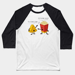 Popcorn Puns Baseball T-Shirt